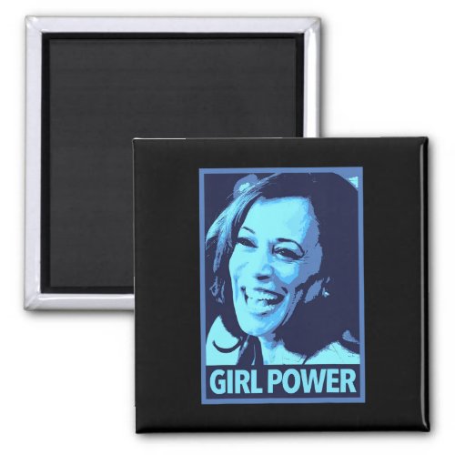 Girl Power blue  Magnet