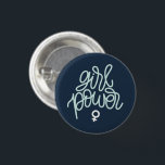 "Girl Power" Button<br><div class="desc">Feminist symbol.</div>