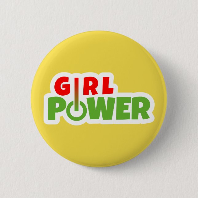 Girl Power Button (Front)