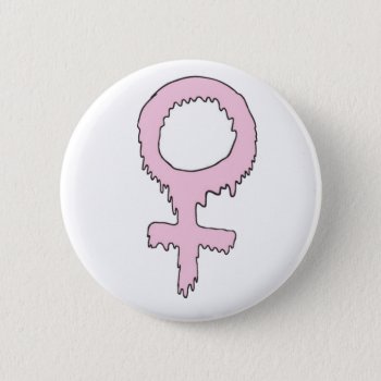 Girl Power Button by frickyesfeminism at Zazzle