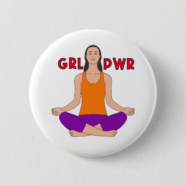 Girl Power Button (Front)
