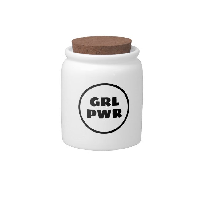 Girl Power Candy Jar (Front)