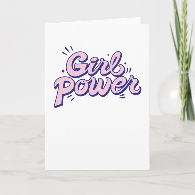 Girl Power Card (Front)
