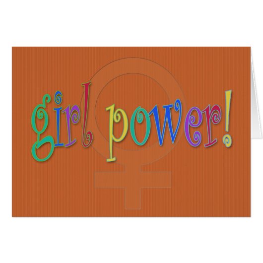 girl power! cards (Front Horizontal)