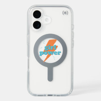 Girl Power Clear Phone Case