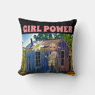 GIRL POWER ELF GIRL PILLOWS