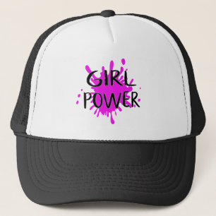 Girl Power Feminist Attitude Confidence Quote Trucker Hat