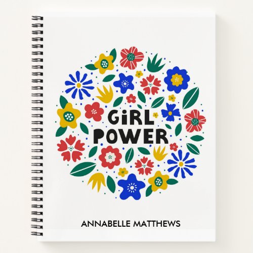 Girl Power Feminist Equality  Notebook