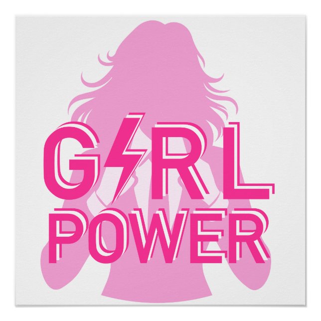 Girl Power" Feminist Poster (Front)
