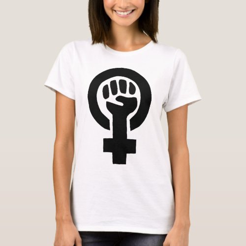 Girl Power Feminist Symbol T_Shirt