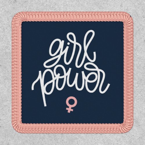 Girl Power Feminist Themed Patch