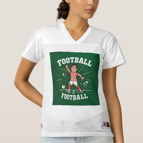 Girl Power Football T_shirt