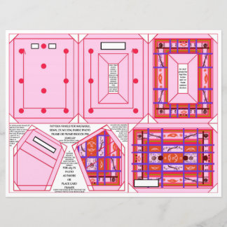 Girl Power Frame Pin Ornament 2x3" photo crafts