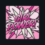 GIRL POWER Fun Retro Comic Book Pop Art<br><div class="desc">A fun,  cool and trendy retro comic book pop art-inspired design that puts the wham,  zap,  pow into your day. The perfect gift for superheroes,  your friends,  family or as a treat to yourself. Designed by ComicBookPop© at www.zazzle.com/comicbookpop*</div>