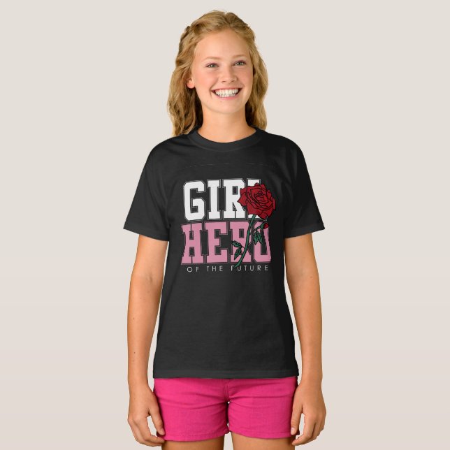 Girl Power | Girl Hero of the Future T-Shirt (Front Full)
