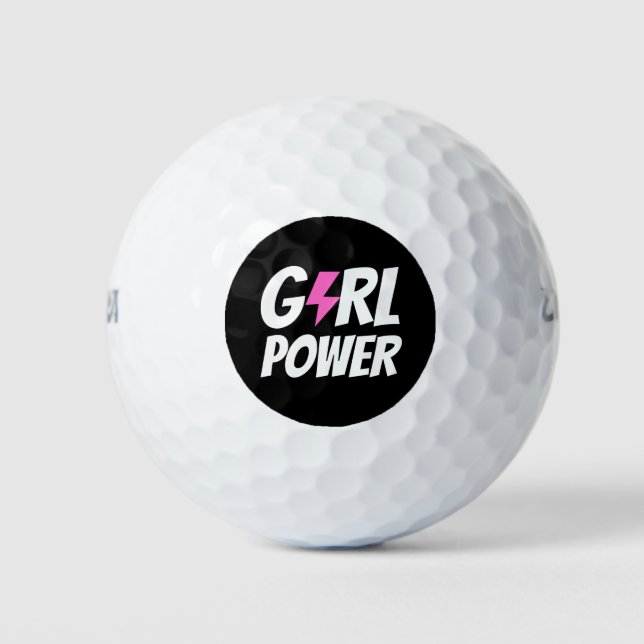 Girl Power Golf Balls (Front)