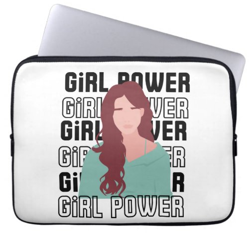 Girl Power Graphic ART Laptop Sleeve