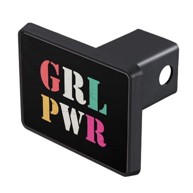 Girl Power Hitch Cover (Top Right)