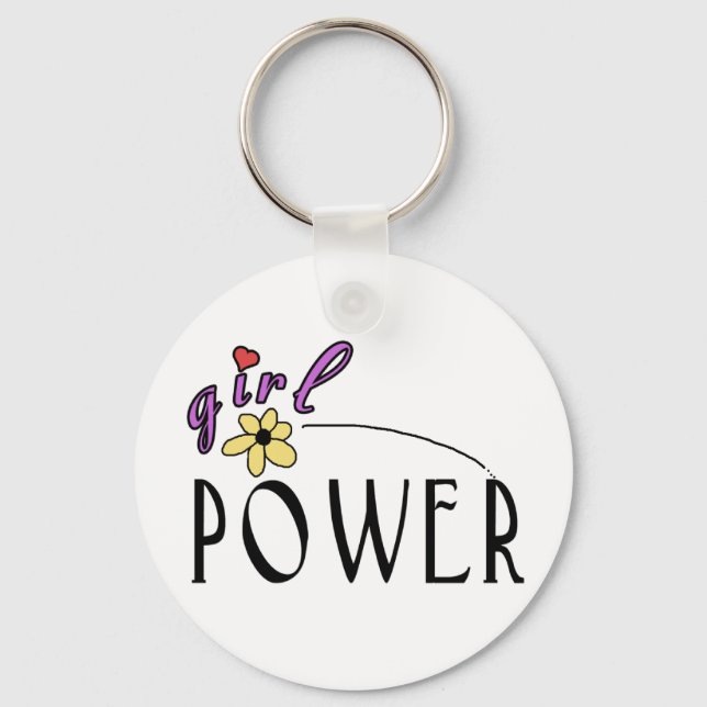Girl Power Keychain (Front)