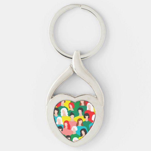 Girl power keychain (Front)