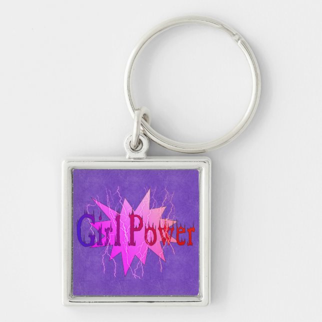 Girl Power Keychain (Front)