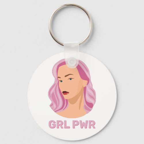 Girl Power   Keychain