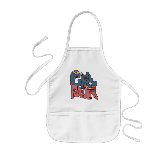 Girl Power Kids' Apron (Front)