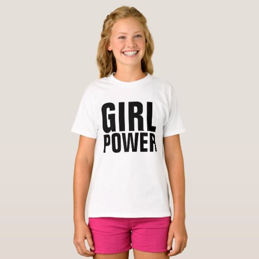 GIRL POWER Kids Girls Tshirts Zazzle