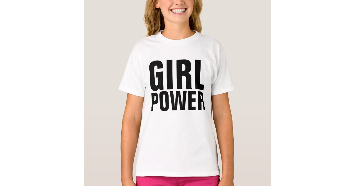 GIRL POWER Kids Girls Tshirts Zazzle