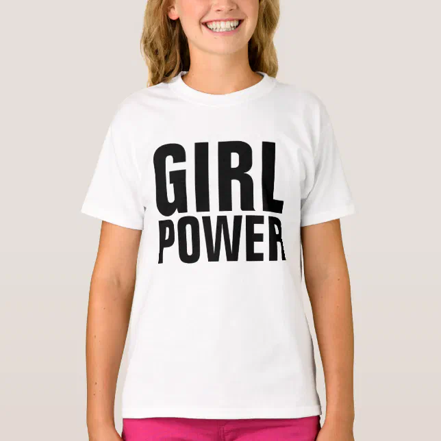 GIRL POWER Kids Girls Tshirts Zazzle