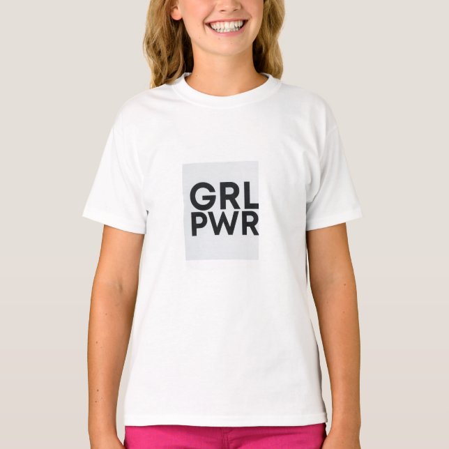 Girl power kids tshirt (Front)