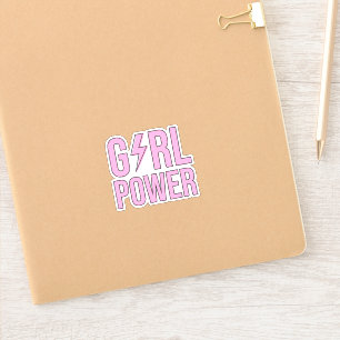 Girl Power Lightning Sticker