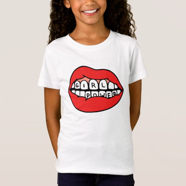 Girl Power Lips T-Shirt (Front)
