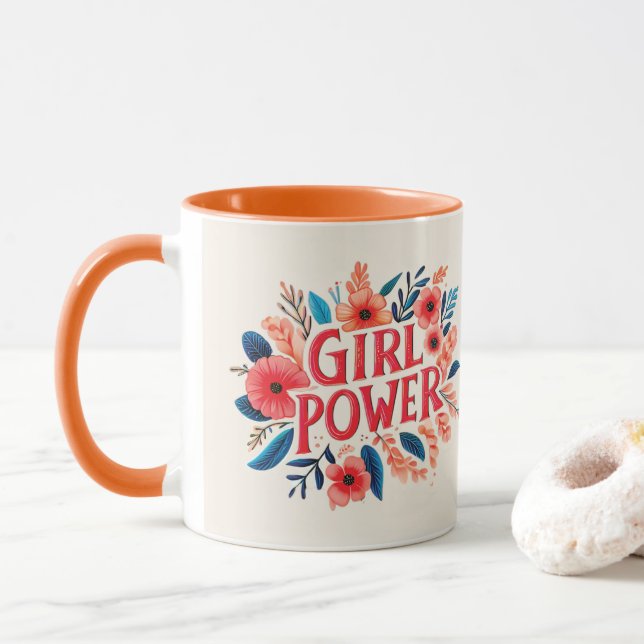 Girl Power Mug (With Donut)