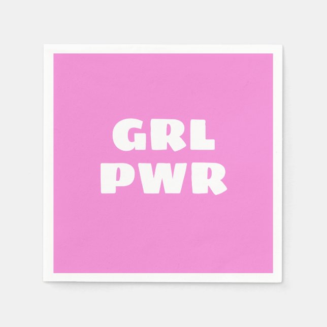 Girl Power Napkins (Front)