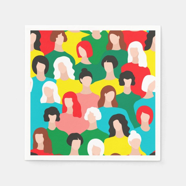 Girl power napkins (Front)