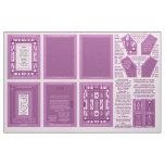 Girl Power Orchid Sewing Washable Frame &amp; Brooch Fabric