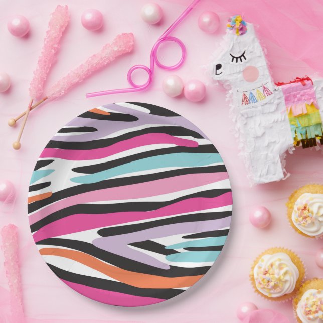 Girl Power Party Plates (Pink) (Party)