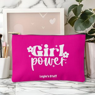 Girl Power Pink Accessory Pouch