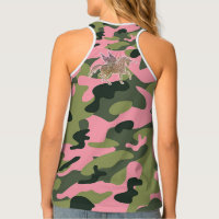 Girls camo tank on sale top