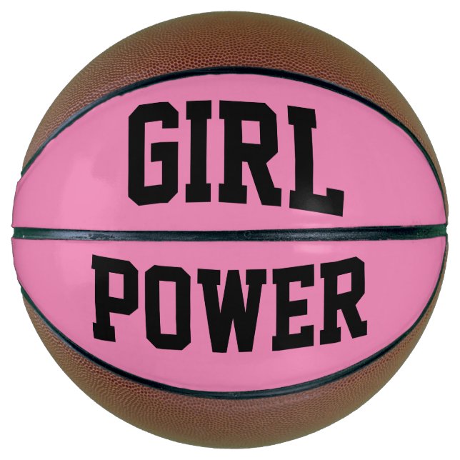 GIRL POWER PINK GIRLS Basketball (Front)