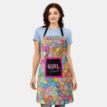 Girl Power | Pink Girly Beautiful Wildflower Women