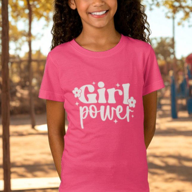 Girl Power Pink T-Shirt (Creator Uploaded)