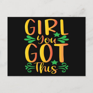 Girl Power Postcard