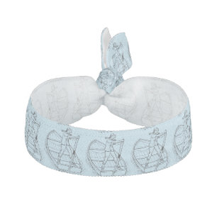 Girl Power Sculling Boat Thunder_Cove Elastic Hair Tie
