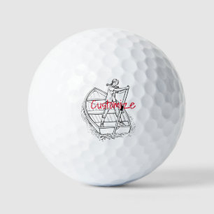 Girl Power Sculling Boat Thunder_Cove Golf Balls