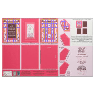 Girl Power Sewing Patterns photo frame & brooch Fabric