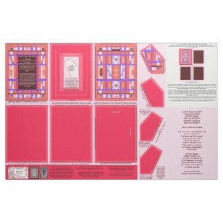 Girl Power Sewing Patterns photo frame & brooch Fabric