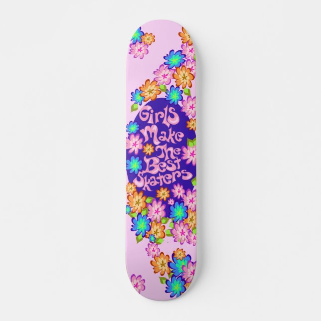 Girl Power Skateboard Deck (Front)