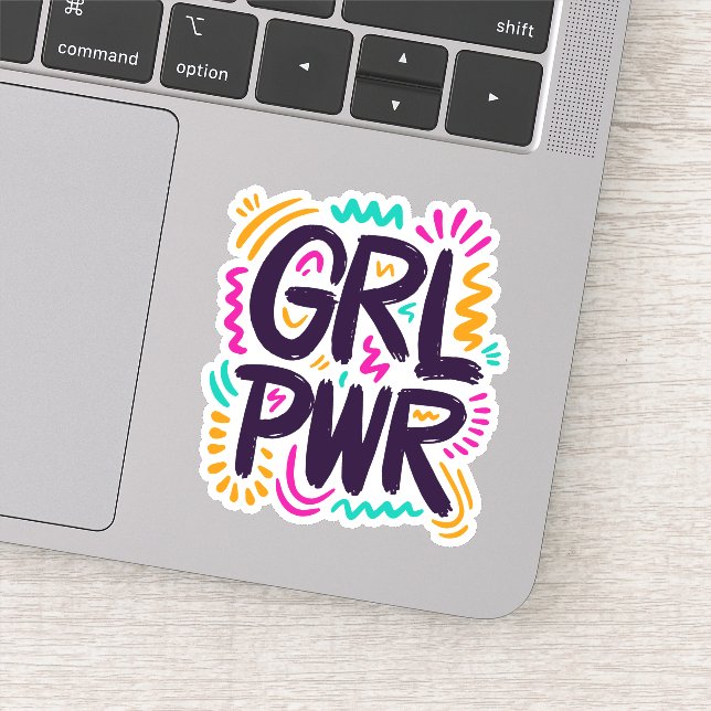 Girl Power Sticker (Detail)